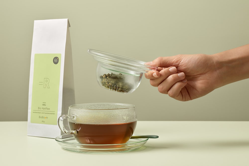 BioBloom БИО конопен чай Relax 50 g – приготвяне на чай