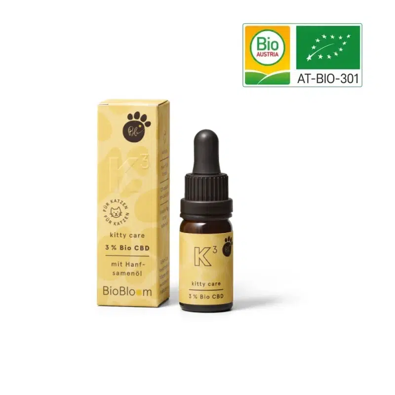 BioBloom Kitty Care CBD масло 3% за котки 10 мл