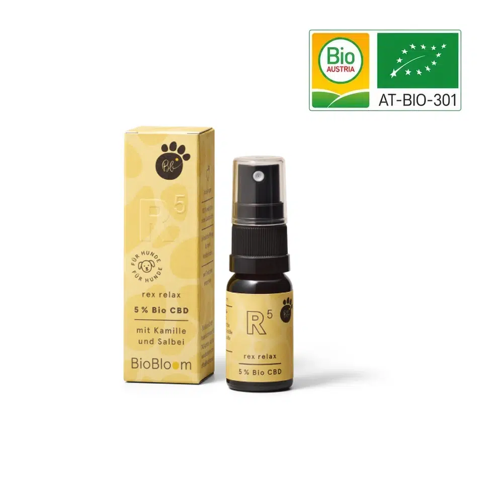 biobloom-rex-relax-cbd-5-kucheta-10ml BioBloom Rex Relax CBD масло 5% за кучета 10 мл