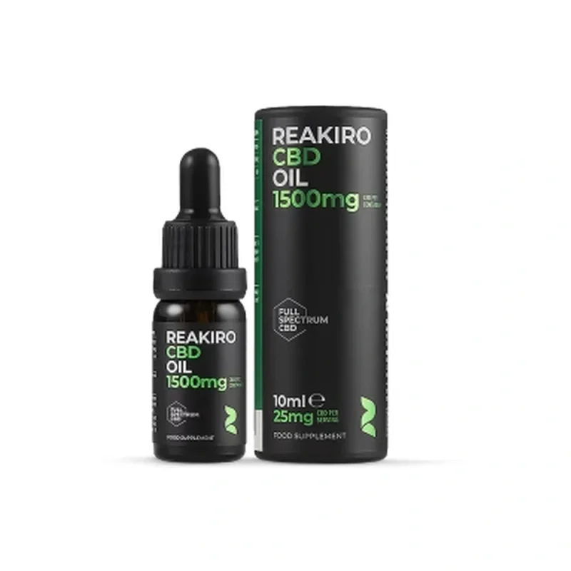 Reakiro CBD масло 15% Full Spectrum 1500 mg 10 мл