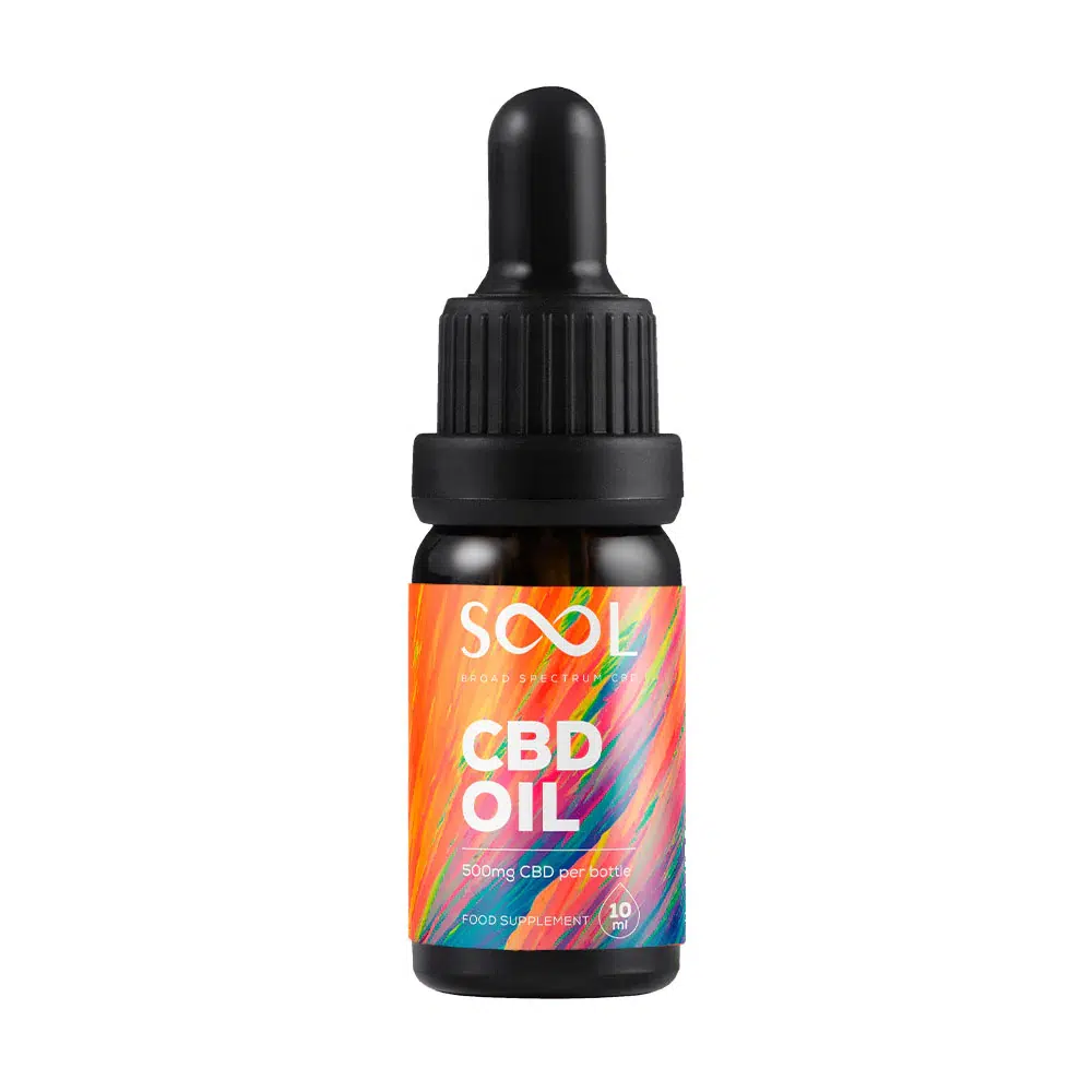 SOOL CBD масло 5% Broad Spectrum – 500 mg CBD, 10 ml SOOL CBD масло 5% Broad Spectrum 500 mg без THC