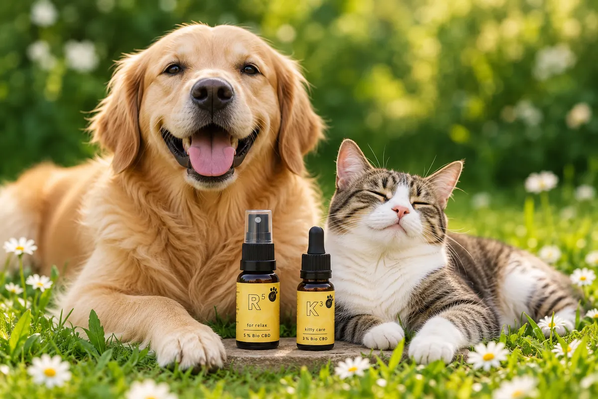 CBD за кучета и котки – BioBloom Rex Relax 5% и Kitty Care 3%