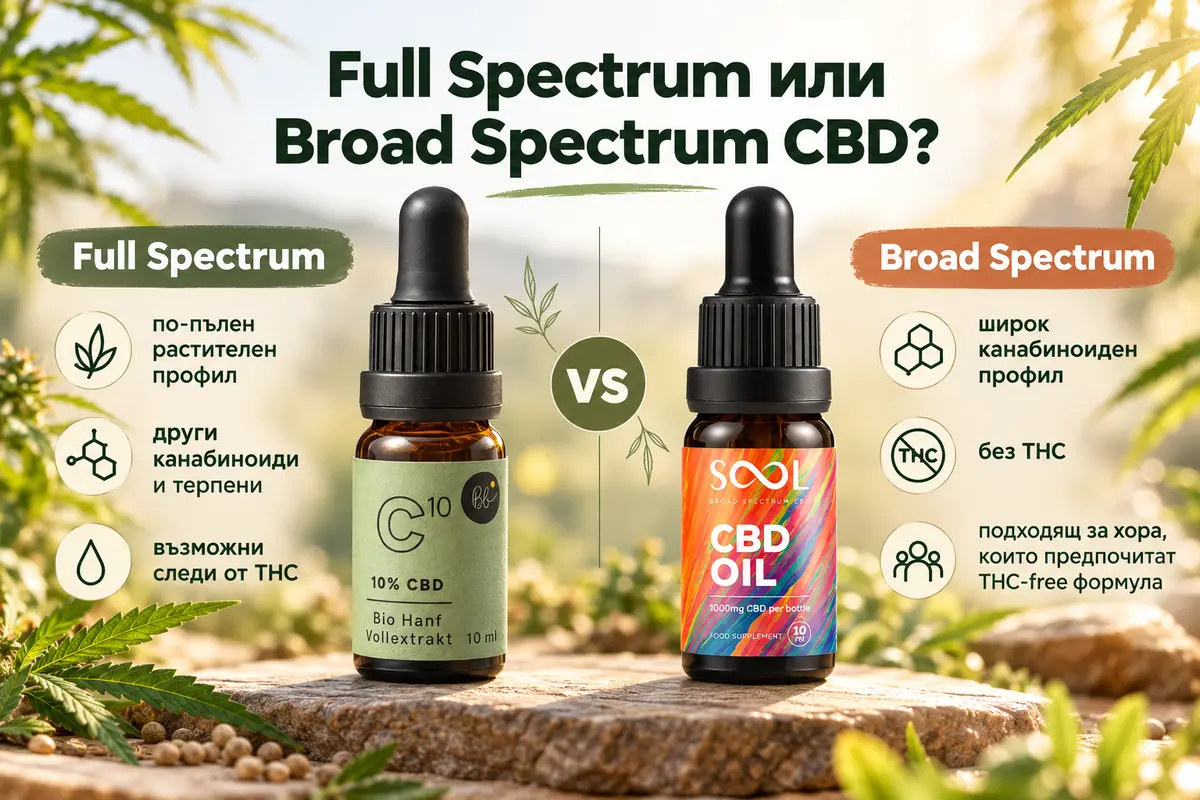 BioBloom 10% Full Spectrum и SOOL 10% Broad Spectrum CBD